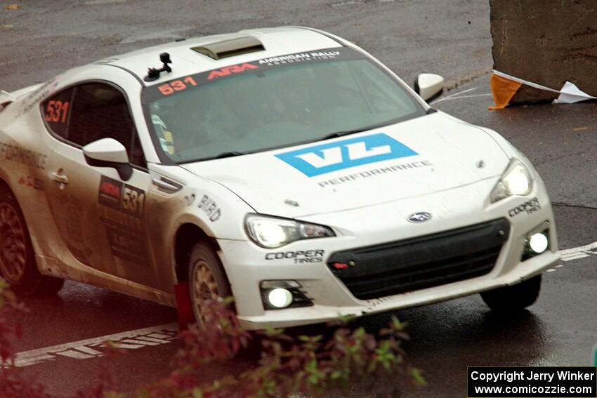 John Kosmatka / Kristin Kosmatka Subaru BRZ on SS15, Lakeshore Drive.