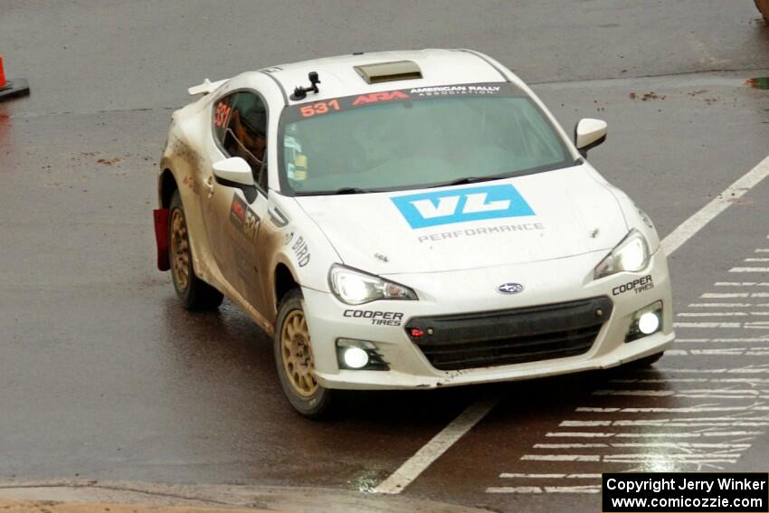 John Kosmatka / Kristin Kosmatka Subaru BRZ on SS15, Lakeshore Drive.