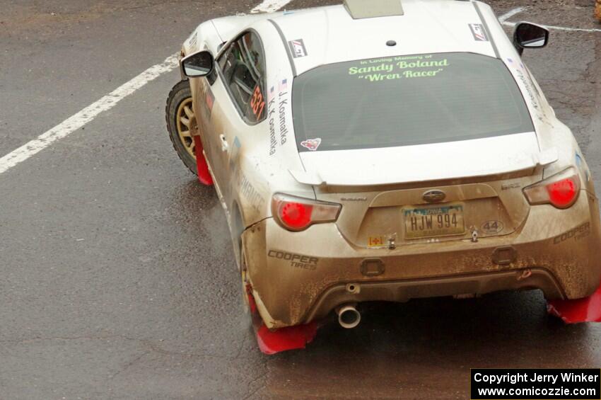 John Kosmatka / Kristin Kosmatka Subaru BRZ on SS15, Lakeshore Drive.