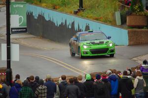 Santiago Iglesias / R.J. Kassel Subaru BRZ on SS15, Lakeshore Drive.