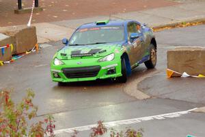 Santiago Iglesias / R.J. Kassel Subaru BRZ on SS15, Lakeshore Drive.