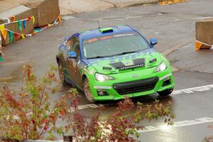 Santiago Iglesias / R.J. Kassel Subaru BRZ on SS15, Lakeshore Drive.