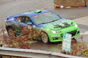 Santiago Iglesias / R.J. Kassel Subaru BRZ on SS15, Lakeshore Drive.