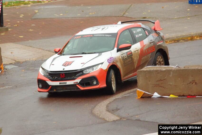 Jordan Guitar / Steven Olona Honda Civic Hatchback Sport on SS15, Lakeshore Drive.