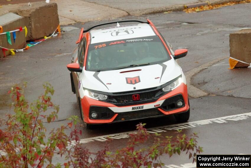 Jordan Guitar / Steven Olona Honda Civic Hatchback Sport on SS15, Lakeshore Drive.