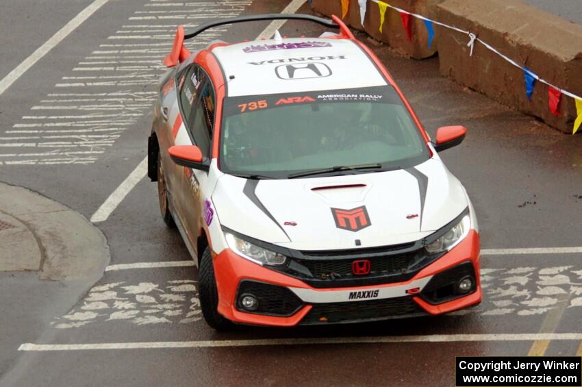 Jordan Guitar / Steven Olona Honda Civic Hatchback Sport on SS15, Lakeshore Drive.