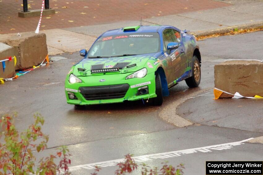 Santiago Iglesias / R.J. Kassel Subaru BRZ on SS15, Lakeshore Drive.