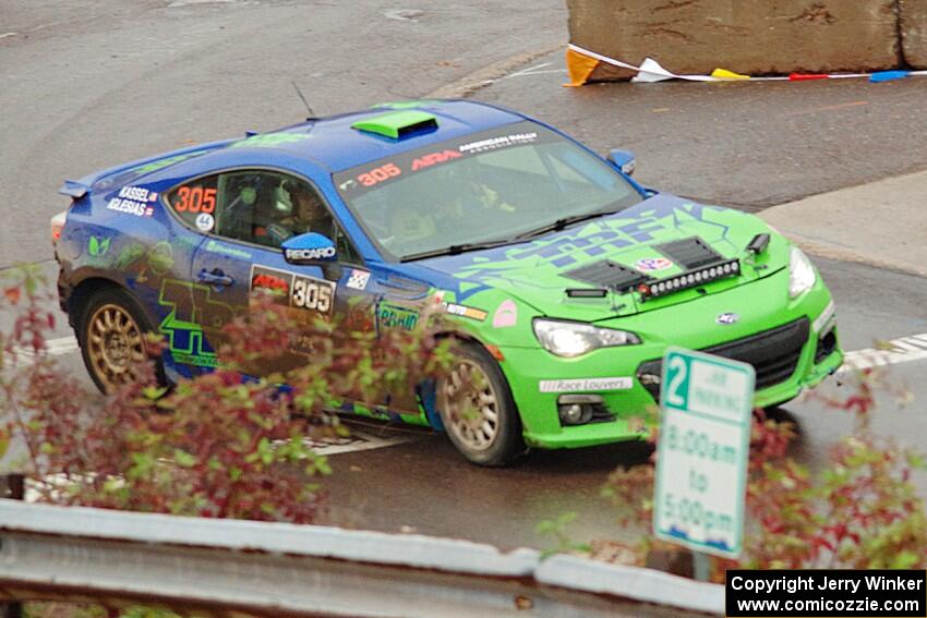 Santiago Iglesias / R.J. Kassel Subaru BRZ on SS15, Lakeshore Drive.