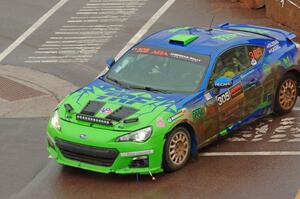 Santiago Iglesias / R.J. Kassel Subaru BRZ on SS15, Lakeshore Drive.