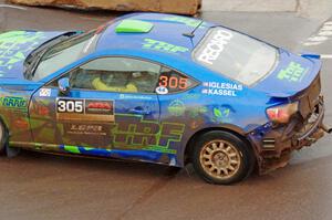 Santiago Iglesias / R.J. Kassel Subaru BRZ on SS15, Lakeshore Drive.