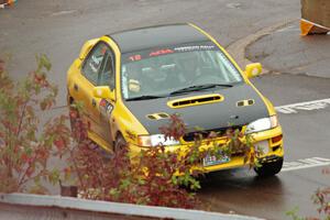 Steve Gingras / Katie Gingras Subaru Impreza on SS15, Lakeshore Drive.