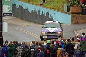 Michael Miller / Angelica Miller Mitsubishi Galant VR-4 on SS15, Lakeshore Drive.