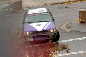 Michael Miller / Angelica Miller Mitsubishi Galant VR-4 on SS15, Lakeshore Drive.