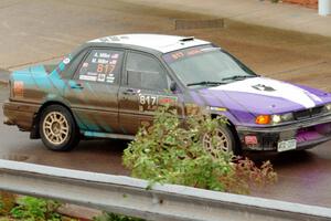 Michael Miller / Angelica Miller Mitsubishi Galant VR-4 on SS15, Lakeshore Drive.