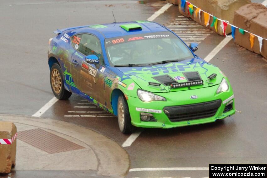 Santiago Iglesias / R.J. Kassel Subaru BRZ on SS15, Lakeshore Drive.