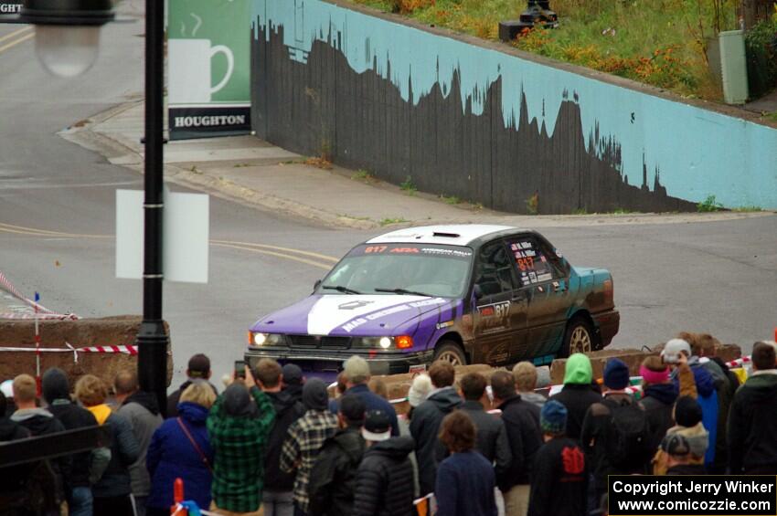 Michael Miller / Angelica Miller Mitsubishi Galant VR-4 on SS15, Lakeshore Drive.