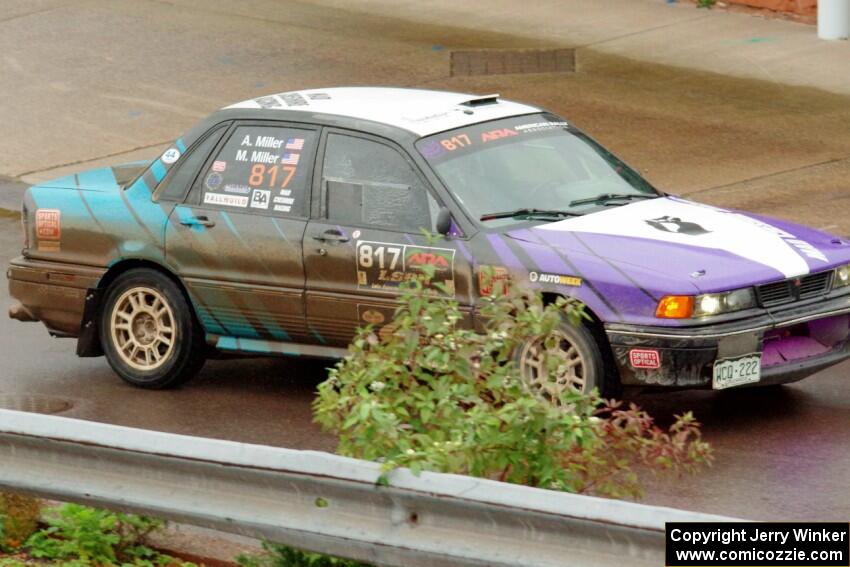 Michael Miller / Angelica Miller Mitsubishi Galant VR-4 on SS15, Lakeshore Drive.