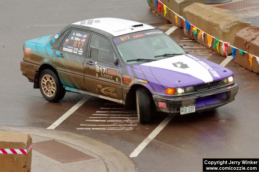 Michael Miller / Angelica Miller Mitsubishi Galant VR-4 on SS15, Lakeshore Drive.