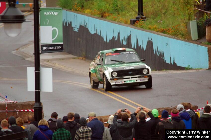 Seamus Burke / Martin Brady Ford Escort Mk. II on SS15, Lakeshore Drive.