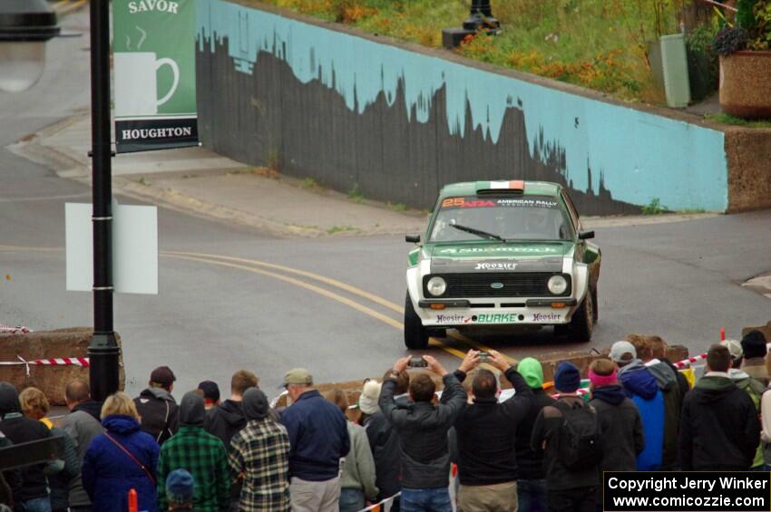 Seamus Burke / Martin Brady Ford Escort Mk. II on SS15, Lakeshore Drive.