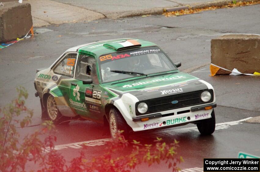 Seamus Burke / Martin Brady Ford Escort Mk. II on SS15, Lakeshore Drive.