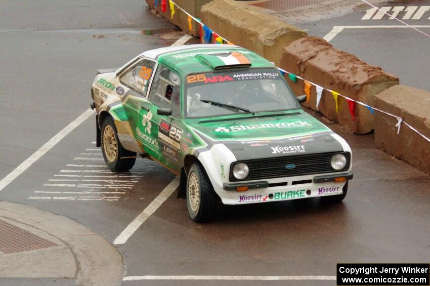 Seamus Burke / Martin Brady Ford Escort Mk. II on SS15, Lakeshore Drive.