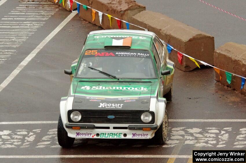 Seamus Burke / Martin Brady Ford Escort Mk. II on SS15, Lakeshore Drive.