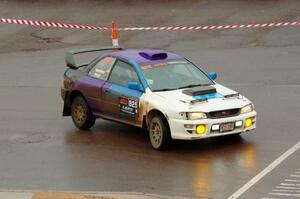 Tyler Matalas / Ian Hoge Subaru Impreza on SS15, Lakeshore Drive.