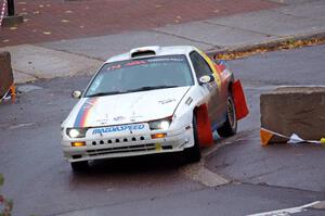 Kevin Schmidt / Jay Anderson Maxda RX-7 on SS15, Lakeshore Drive.