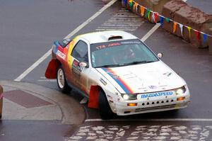 Kevin Schmidt / Jay Anderson Maxda RX-7 on SS15, Lakeshore Drive.