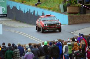 Mike Hurst / Michel Hoche-Mong Ford Capri on SS15, Lakeshore Drive.