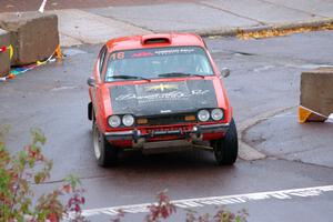 Mike Hurst / Michel Hoche-Mong Ford Capri on SS15, Lakeshore Drive.