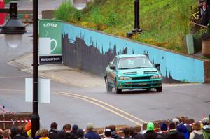 Kyle Turner / Kevin Turner Subaru Impreza on SS15, Lakeshore Drive.