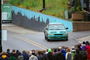 Kyle Turner / Kevin Turner Subaru Impreza on SS15, Lakeshore Drive.