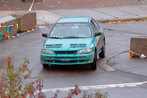 Kyle Turner / Kevin Turner Subaru Impreza on SS15, Lakeshore Drive.