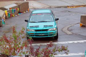 Kyle Turner / Kevin Turner Subaru Impreza on SS15, Lakeshore Drive.