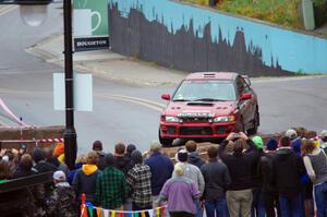 Arin DeMaster / Taylor Kildea Subaru Impreza on SS15, Lakeshore Drive.