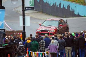 Arin DeMaster / Taylor Kildea Subaru Impreza on SS15, Lakeshore Drive.