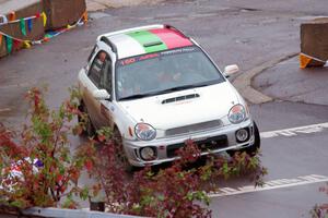 Ivo Draganov / Vladimir Yanev Subaru WRX Wagon on SS15, Lakeshore Drive.