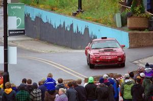 Al Dantes, Jr. / Joel Krumbach Mazda RX-7 LS on SS15, Lakeshore Drive.