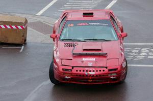 Al Dantes, Jr. / Joel Krumbach Mazda RX-7 LS on SS15, Lakeshore Drive.