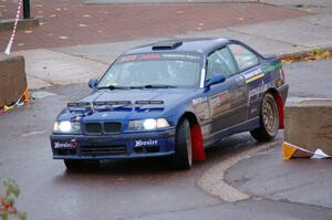 Ryan George / Heather Stieber-George BMW M3 on SS15, Lakeshore Drive.