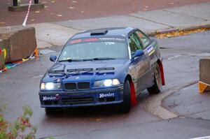 Ryan George / Heather Stieber-George BMW M3 on SS15, Lakeshore Drive.