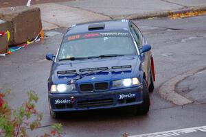 Ryan George / Heather Stieber-George BMW M3 on SS15, Lakeshore Drive.