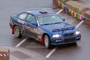 Ryan George / Heather Stieber-George BMW M3 on SS15, Lakeshore Drive.