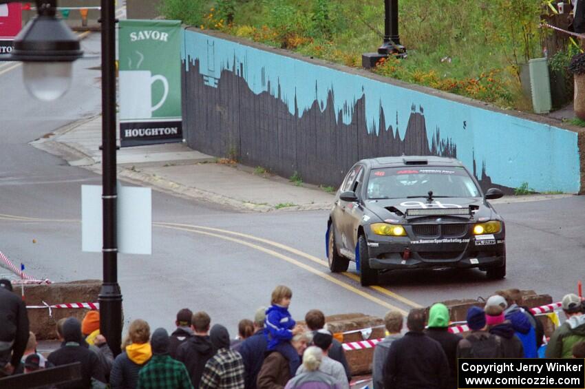 George Hammerbeck / Lewis May BMW 335xi on SS15, Lakeshore Drive.