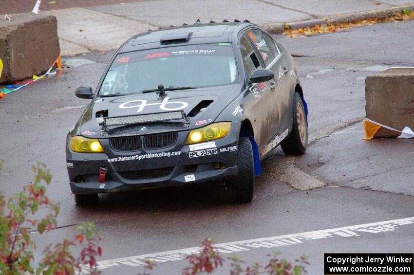 George Hammerbeck / Lewis May BMW 335xi on SS15, Lakeshore Drive.