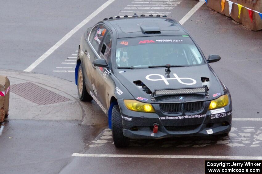 George Hammerbeck / Lewis May BMW 335xi on SS15, Lakeshore Drive.