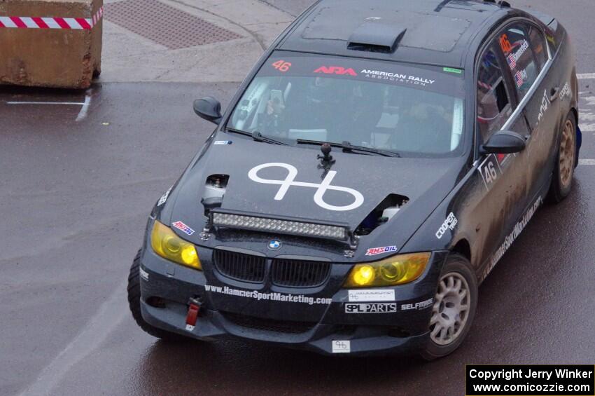 George Hammerbeck / Lewis May BMW 335xi on SS15, Lakeshore Drive.