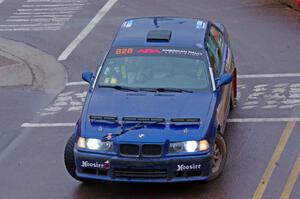 Ryan George / Heather Stieber-George BMW M3 on SS15, Lakeshore Drive.